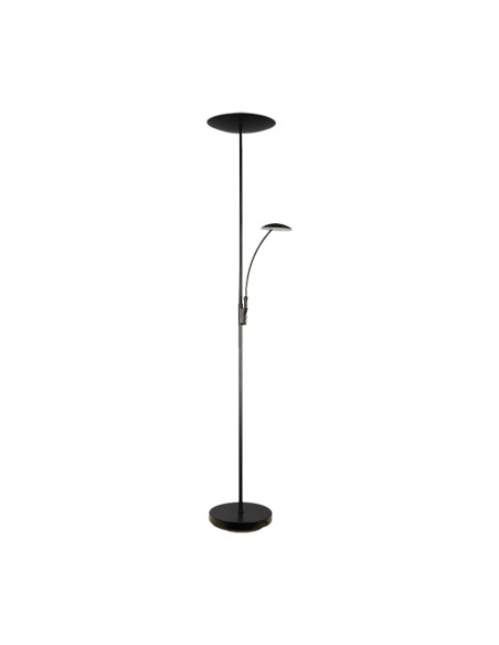Lámpara de Pie LED con Luz de Lectura Dimerizable Ø290x30mm 25W Blanco Cálido 3000K 1800mm