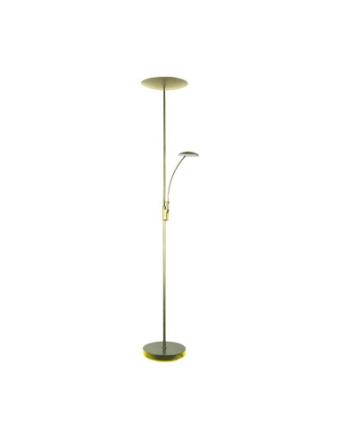 Lámpara de Pie LED con Luz de Lectura Dimerizable Ø290x30mm 25W Blanco Cálido 3000K 1800mm