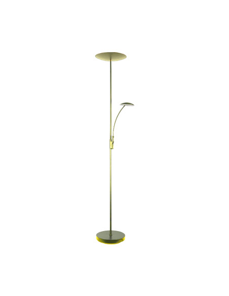 Lámpara de Pie LED con Luz de Lectura Dimerizable Ø290x30mm 25W Blanco Cálido 3000K 1800mm