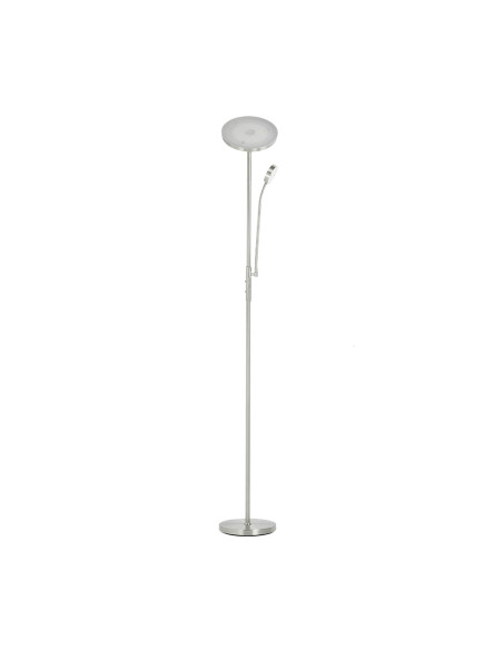 Lámpara de Pie LED con Luz de Lectura Ø250x20mm 25W Blanco Cálido 3000K 1800mm