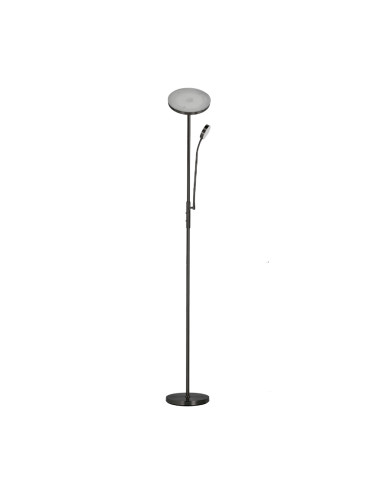 Lámpara de Pie LED con Luz de Lectura Ø250x20mm 25W Blanco Cálido 3000K 1800mm
