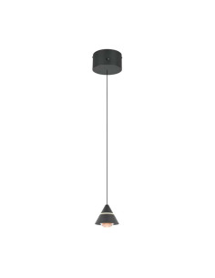 Colgante 70W metal negro CCT romeo