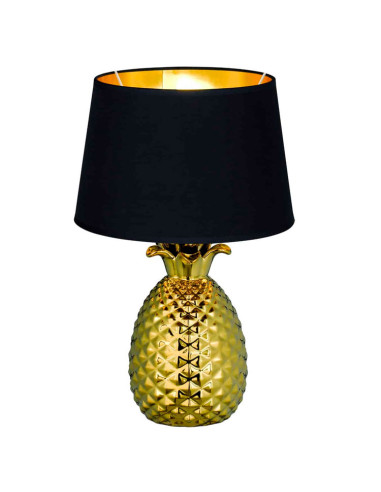 Lámpara de sobremesa cerámica para E27 pineapple
