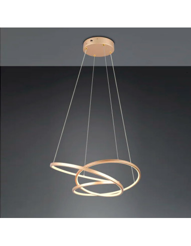 Colgante aro entrelazado oro 34W CCT darvin