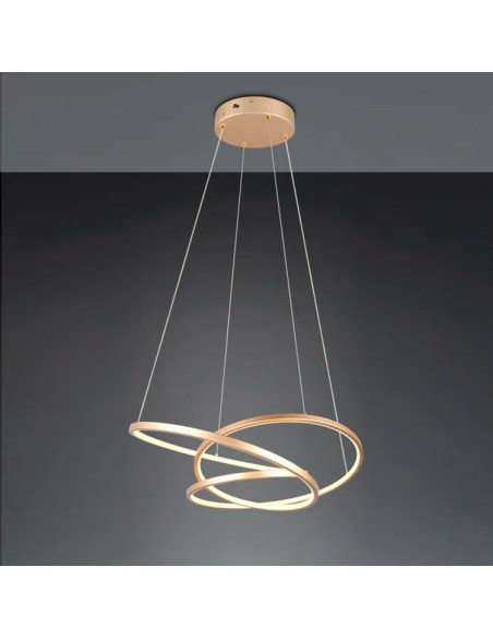 Colgante aro entrelazado oro 34W CCT darvin