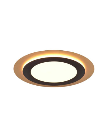 Plafón negro y oro SMD 42W 2700-6500K morgan