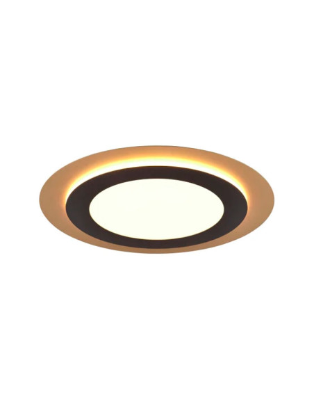 Plafón negro y oro SMD 42W 2700-6500K morgan