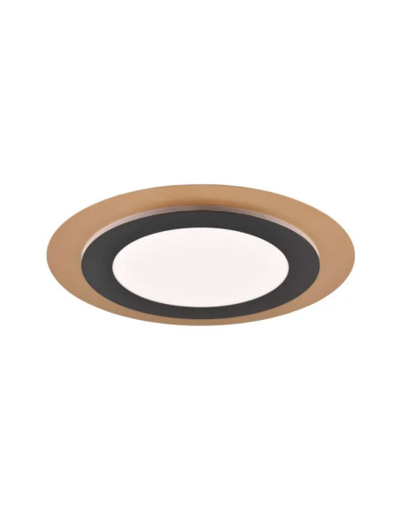 Plafón negro y oro SMD 42W 2700-6500K morgan