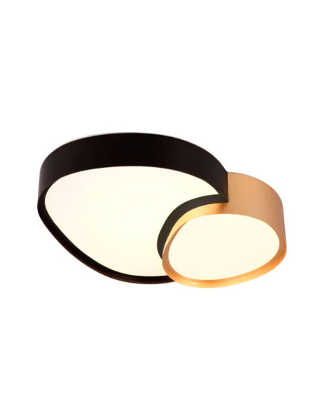 Plafón negro y oro SMD 21W 2700-6500K Rise
