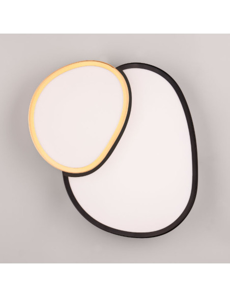 Plafón negro y oro SMD 21W 2700-6500K Rise